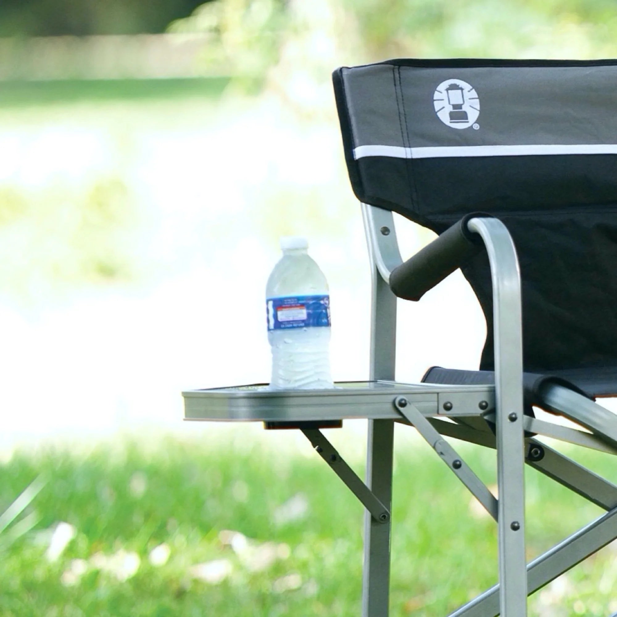 Aluminum Camping Chair with Side Table G91893