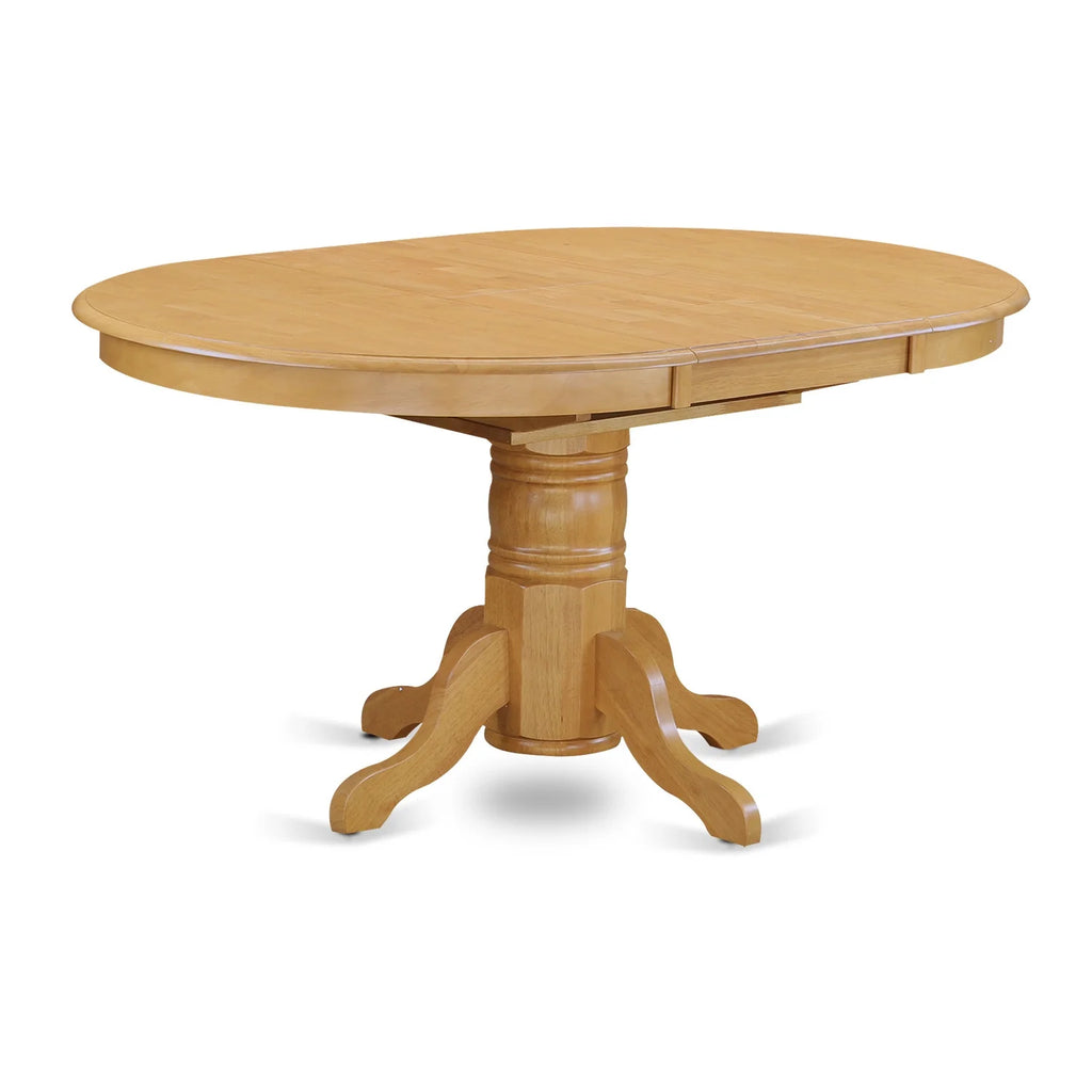 Oak Kitchen Dinette Table & 6 Chairs M874