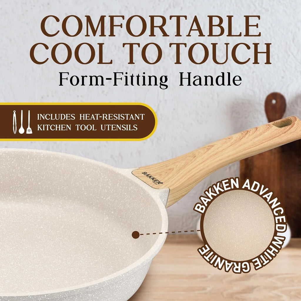 20-Piece Granite Non-Stick Kitchen Cookware Set X637