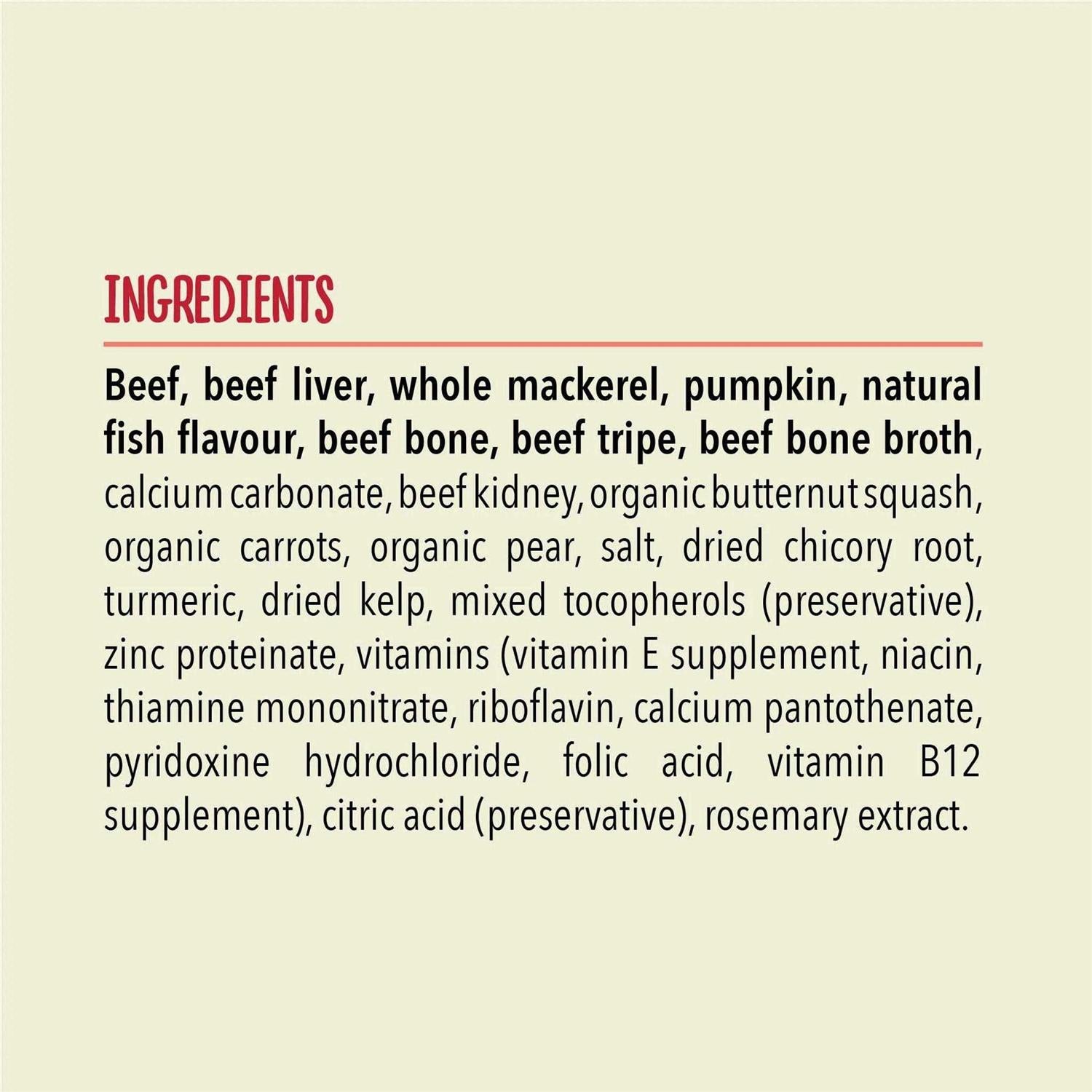 Freeze Dried Beef Dog Food Q9754
