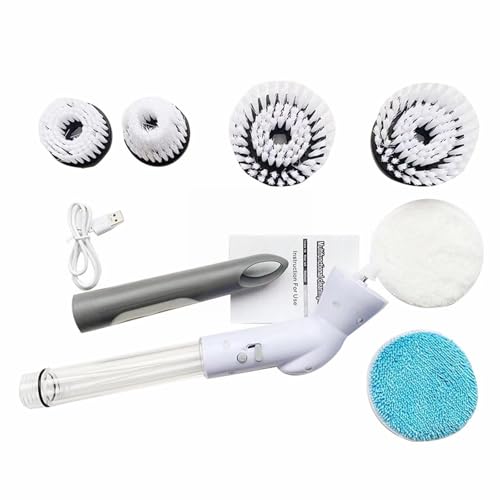 Cordless Electric Spin Scrubber with 9 Replaceable Brush Heads V93251