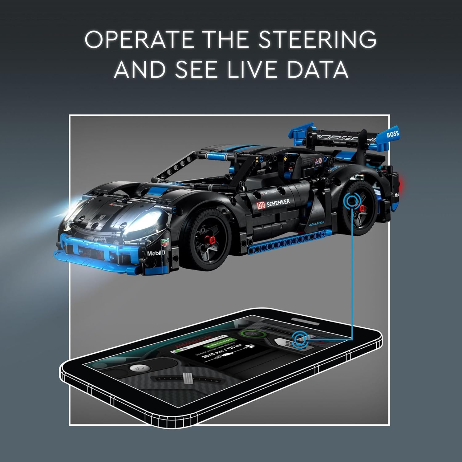 Remote Control Race Car Toy with Authentic Details E84643