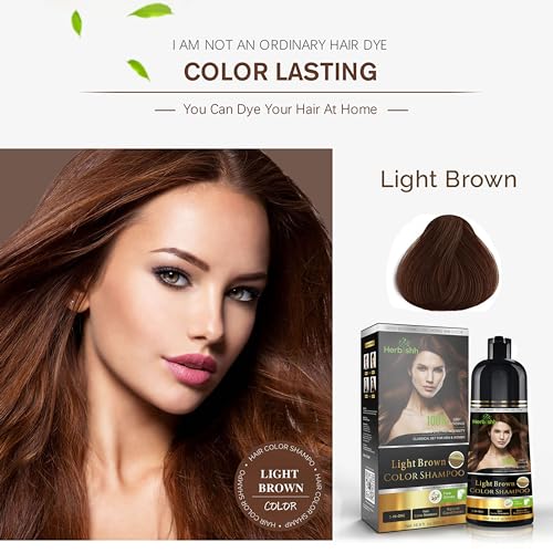 Dark Brown 500 Ml Hair Color Shampoo Y921