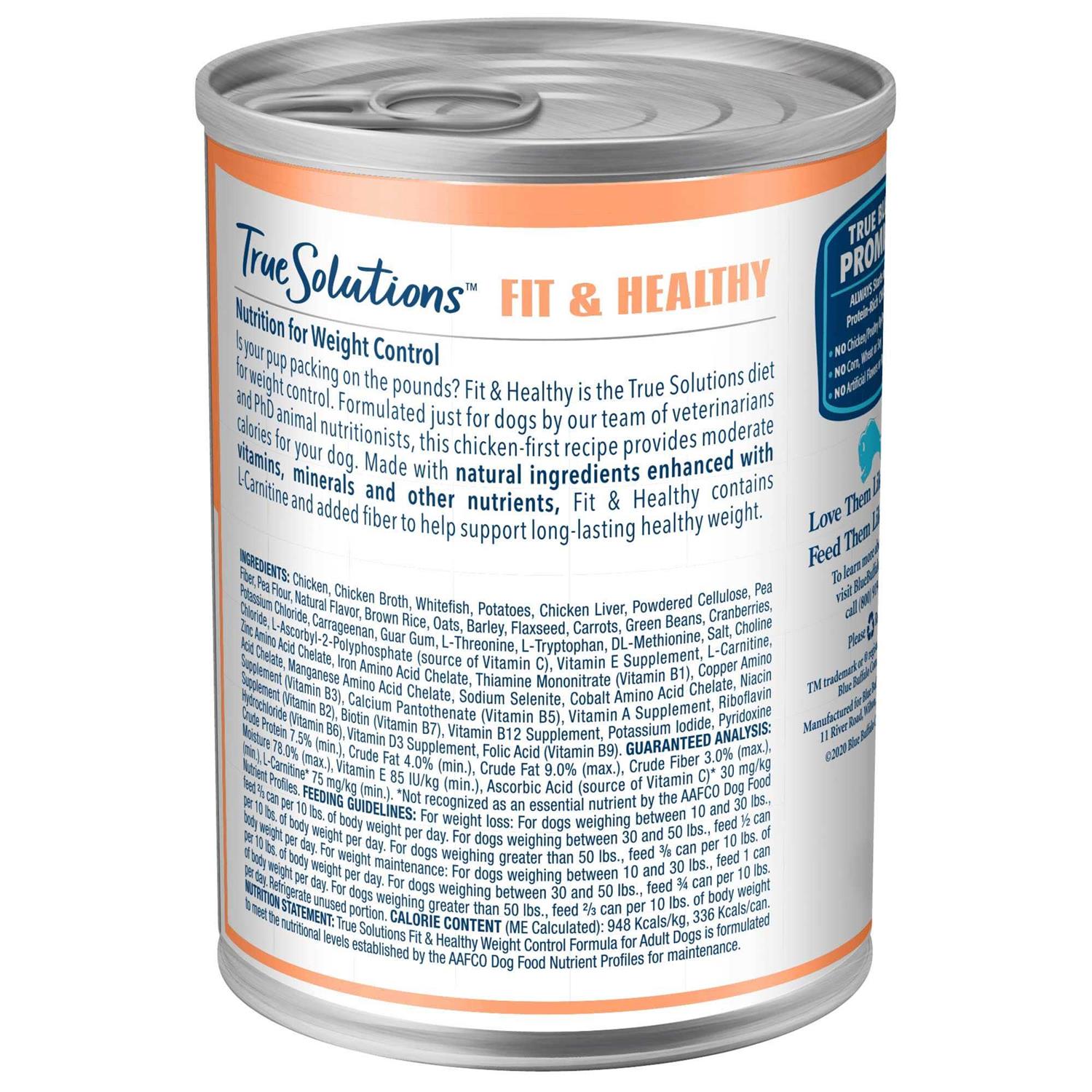 Blue Buffalo True Solutions Fit & Healthy Weight Control Dog Food D6508