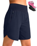 4D Padded Cycling Shorts with Zipper Pockets High Waist M241