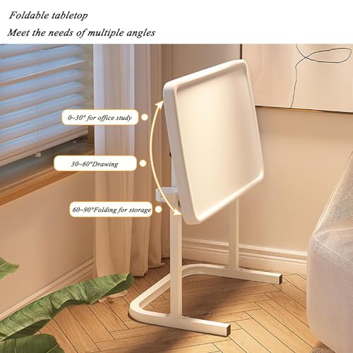 Height Adjustable Folding Couch Table with Cup Holder H6334