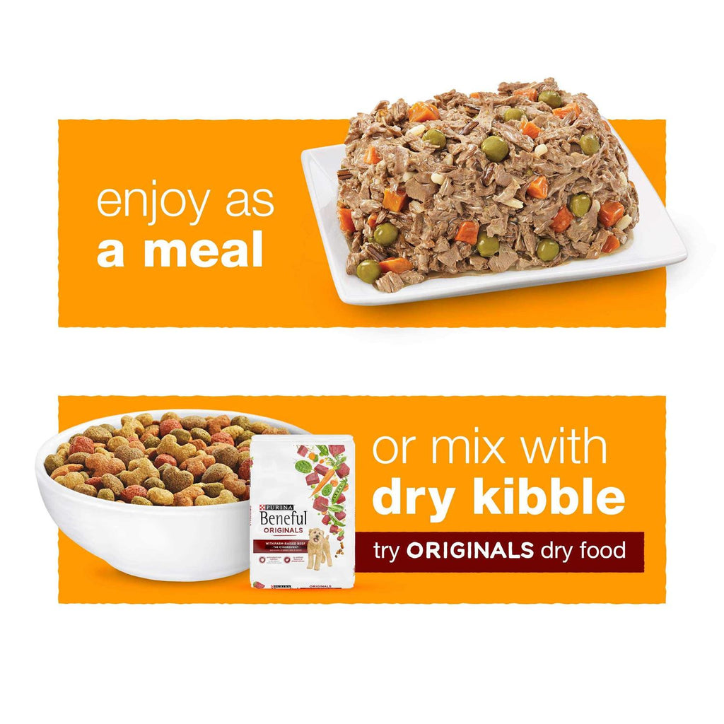 Chopped Blends Wet Dog Food with Chicken Carrots Peas & Wild Rice O387944
