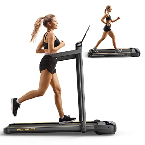 3.0HP Foldable Compact Treadmill with Dual LED Touch Screens B68116