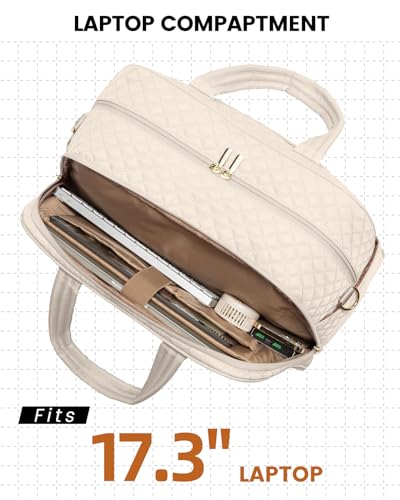 Large Travel Duffle Bag with Laptop Compartment, Beige Z30304