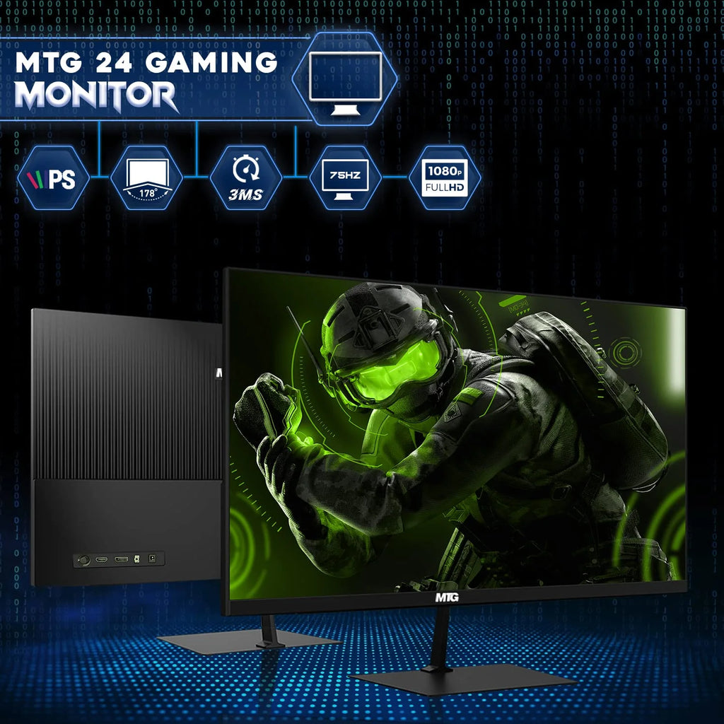 Restored Intel Core i5 8th Gen 16GB RAM 512GB SSD AMD RX 550 4GB Gaming Desktop PC N6384