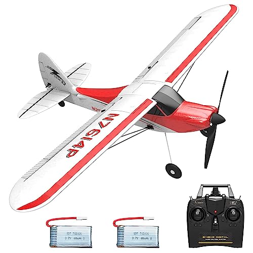 Red 500mm 4CH Remote Control Airplane with Prop Saver O76822