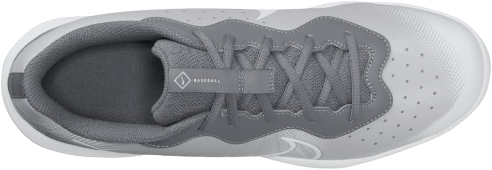 Gray Metal Baseball Cleats Size 12 Medium K906