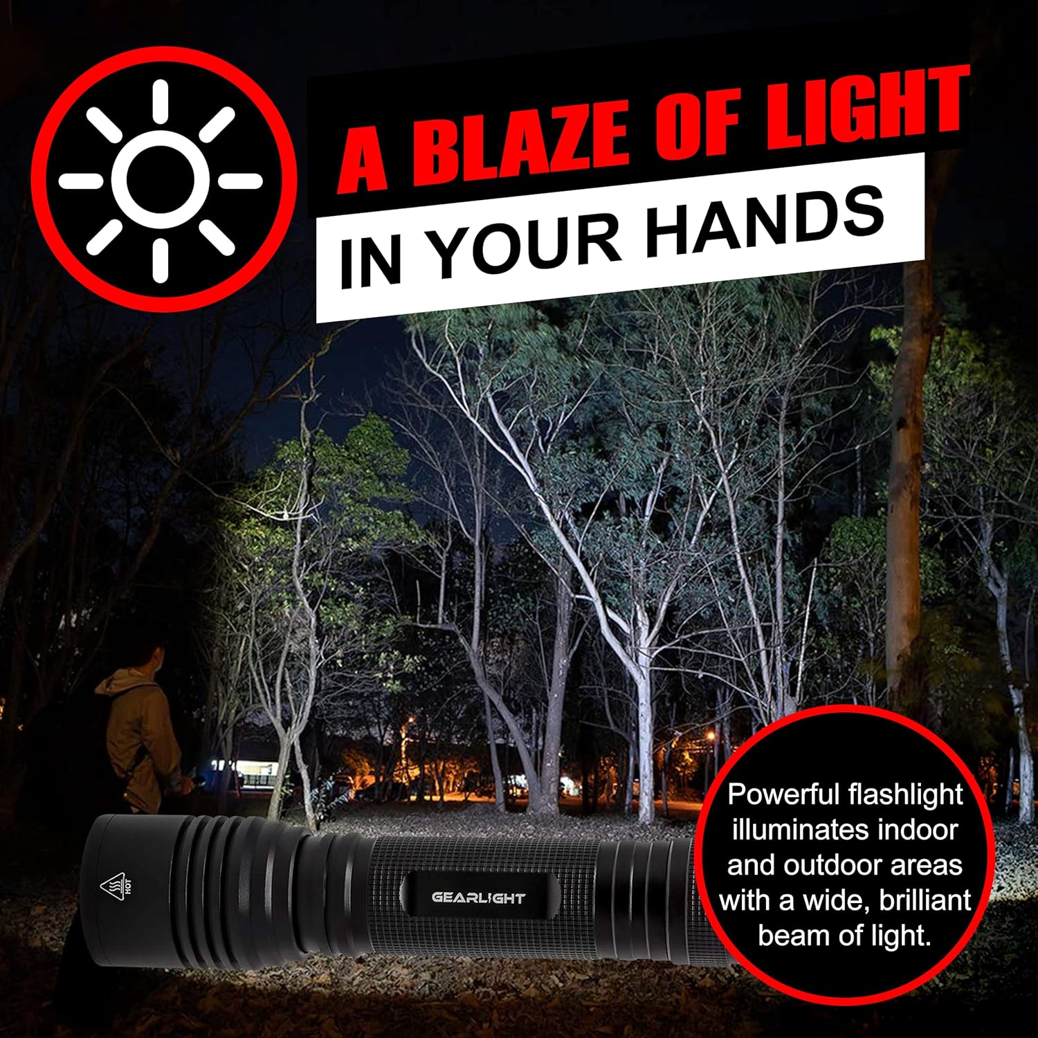 LED Flashlight E353