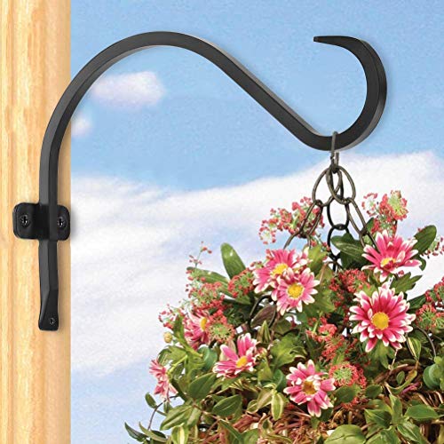 4 Pack 12 inches Wrought Iron Plant Hanger Bracket X87471