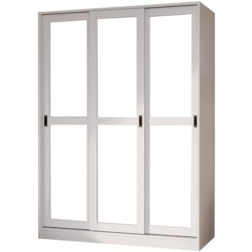 100% Solid Wood Wall Closet System with Sliding Doors N5508