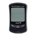 Black Blood Glucose Meter with 10-Test Strips W274841