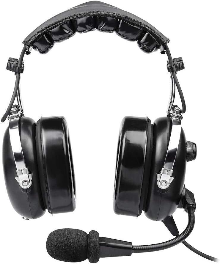 24db Noise Cancelling Aviation Headset with Carrying Case V7960