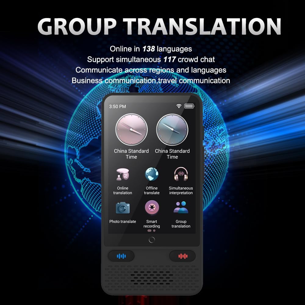 138 Language Two-Way Instant Translator Device U3748