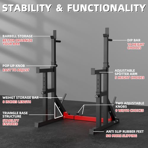 Adjustable Squat Rack Q414