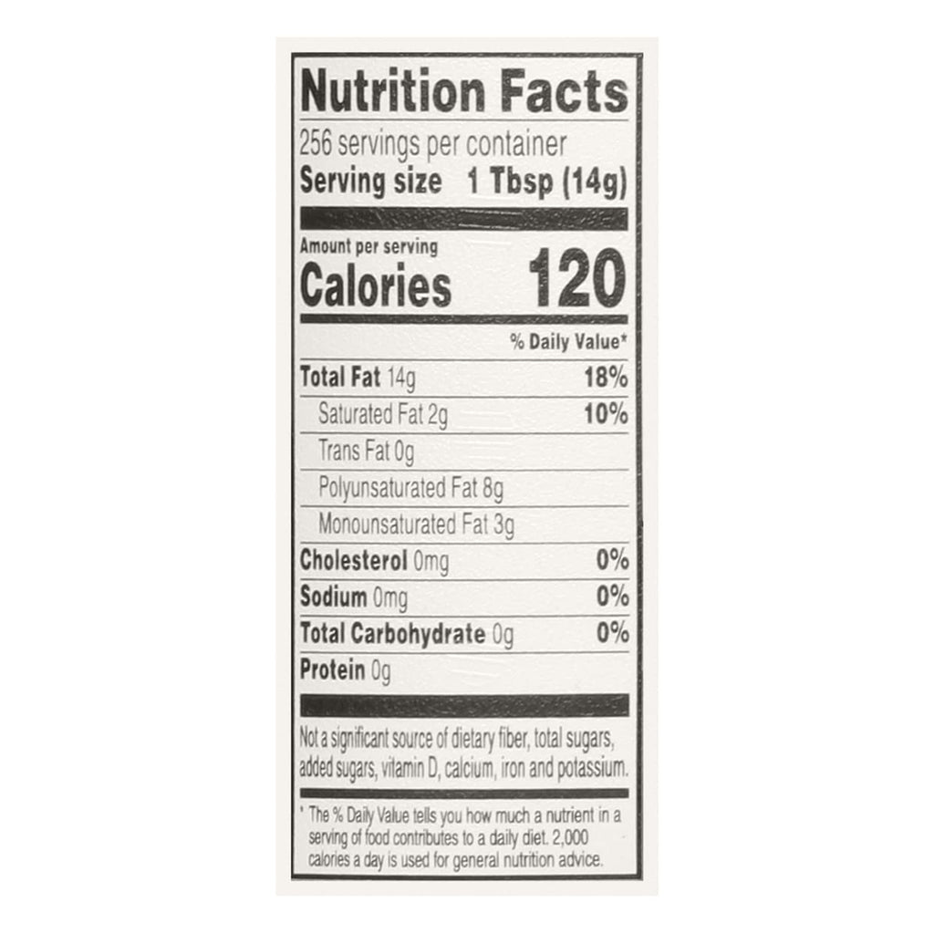 Pure Vegetable Oil, 1 Gallon L808168