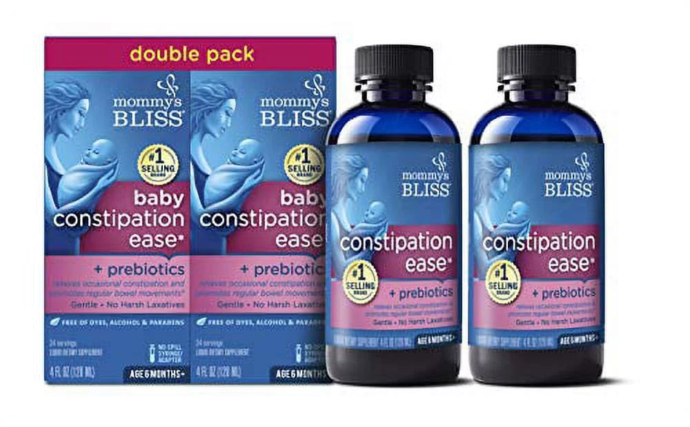 Baby Constipation Ease with Prebiotics, 4 Fl Oz (Pack of 2) G18092