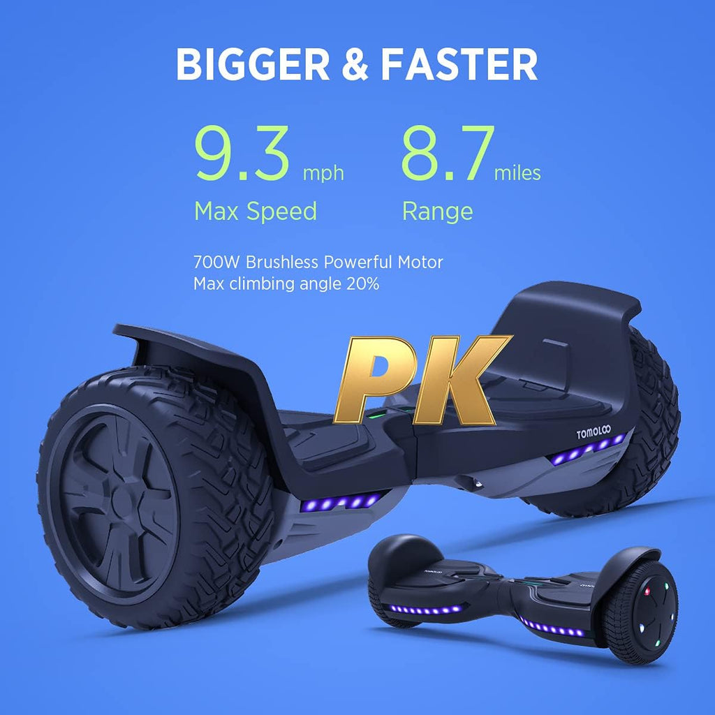 8.5'' All Terrain Self Balancing Hoverboard with Bluetooth and LED Lights E82009