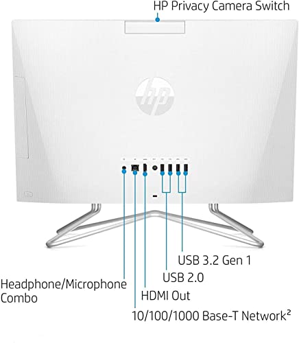 White 21.5" FHD All-in-One Desktop, 8GB RAM, 256GB PCIe SSD O14170
