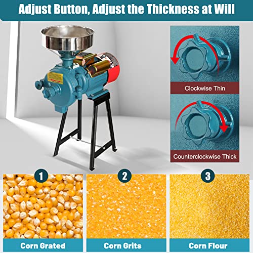 3000W Electric Grain Mill Grinder for Cereals Corn Grain Wheat Feed Y81577