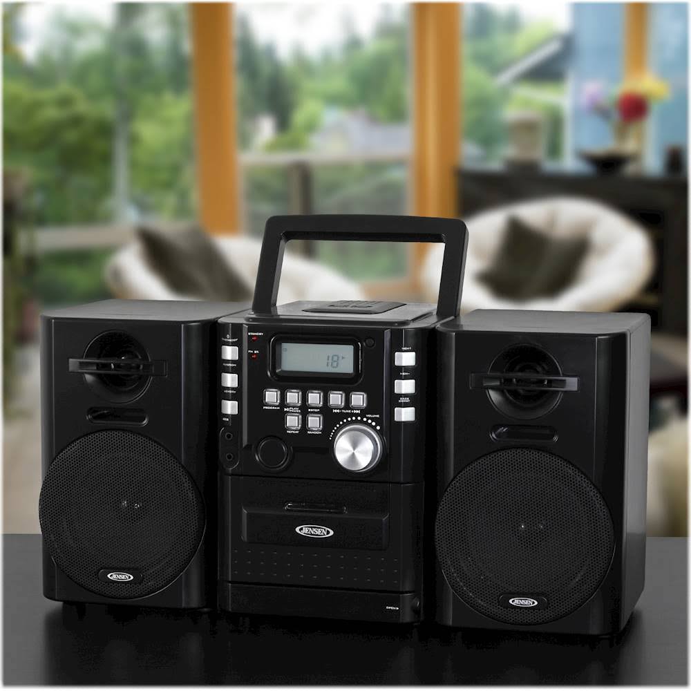 Portable CD Music System with Cassette & FM Stereo U181493