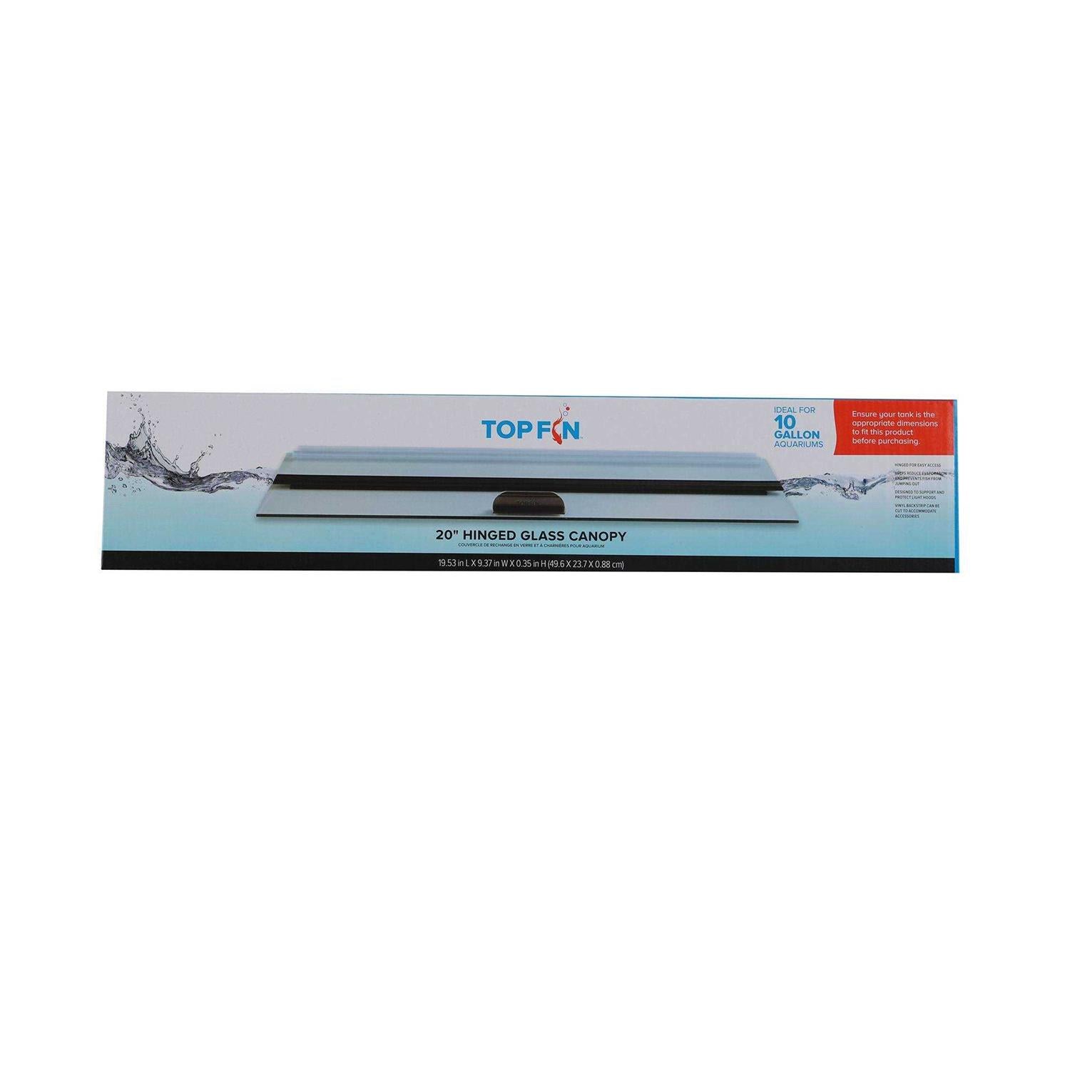 Hinged Aquarium Tank Glass Top W2756