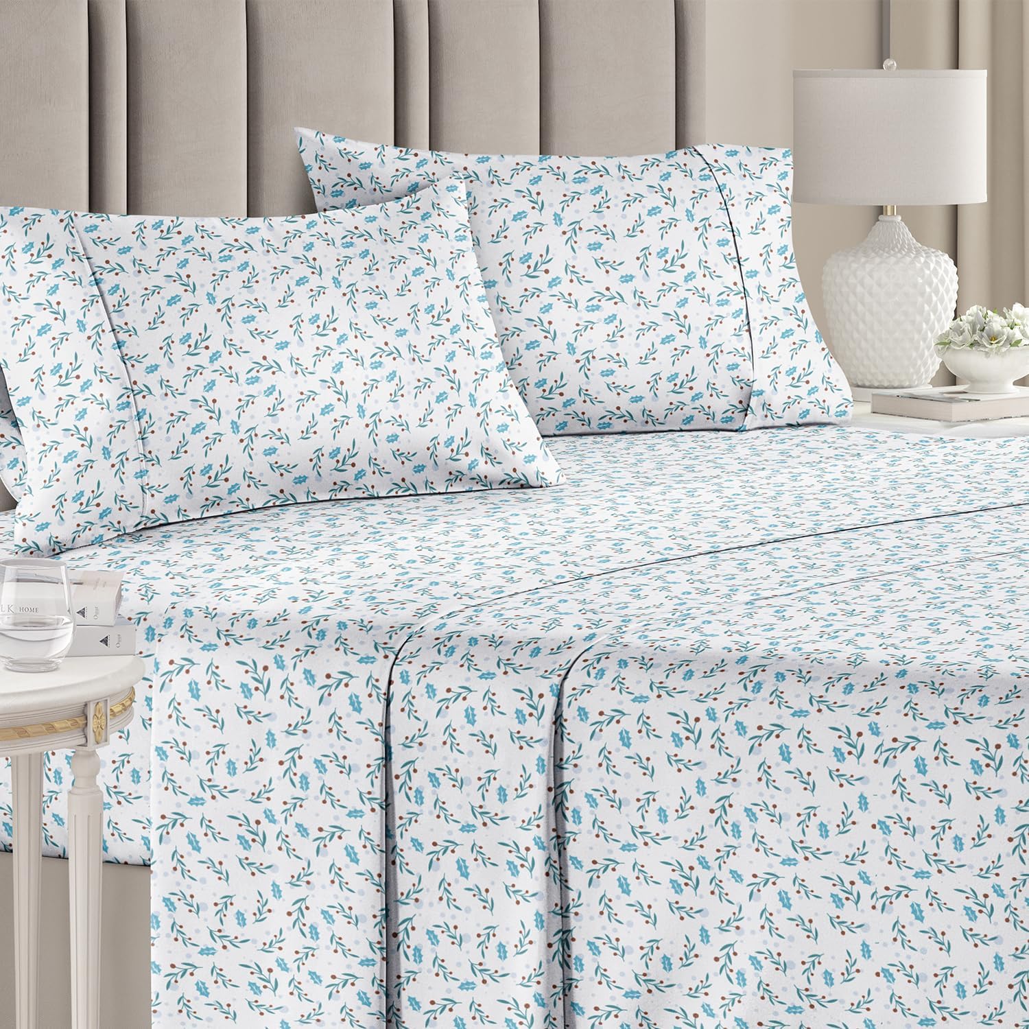 4 Piece Deep Pocket Christmas Sheet Set X671086