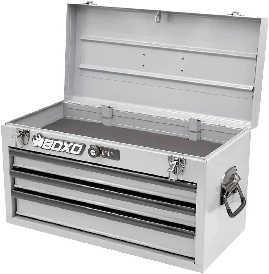 3-Drawer Heavy Duty Steel Toolbox Nardo Gray W126783