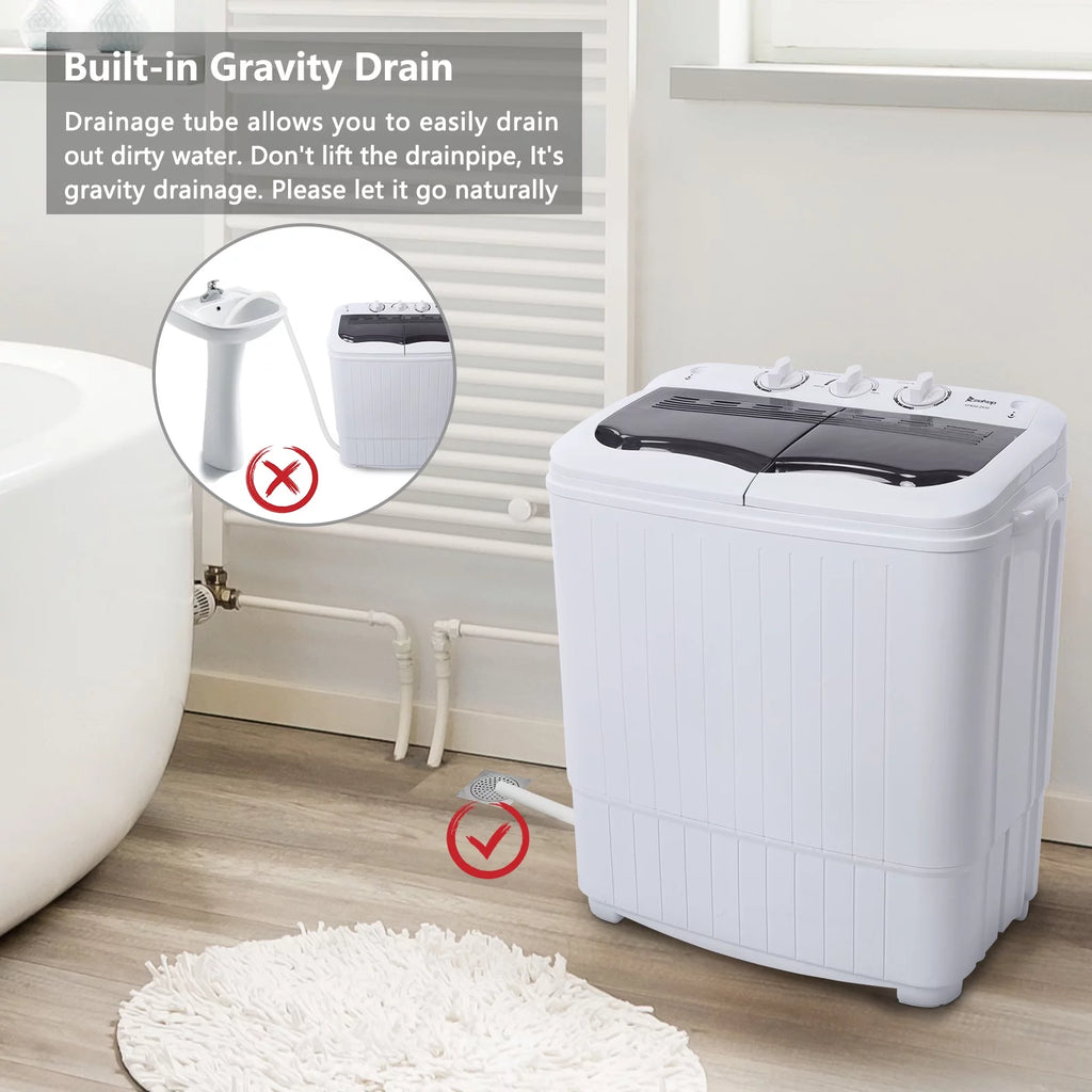 Compact 2 in 1 Washer and Spinner Combo O271702