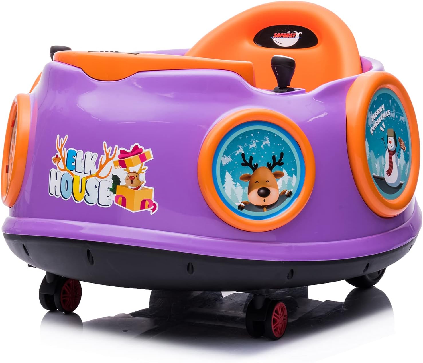 6V Electric Bumper Car for Kids with Remote Control, Purple E58678