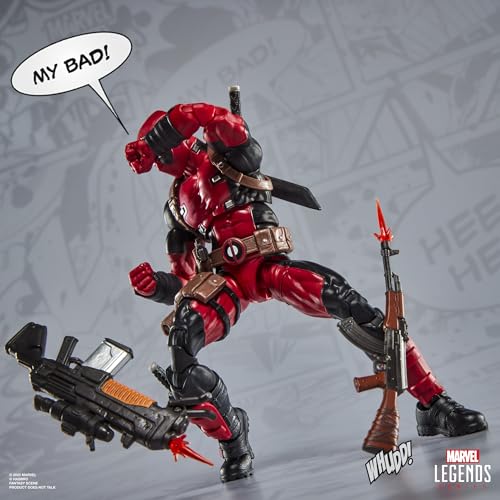 6-Inch Deadpool Action Figure with 24 Accessories W1715