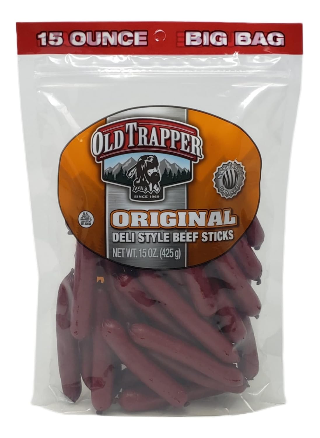 15 oz Naturally Smoked Beef Sticks Y1234