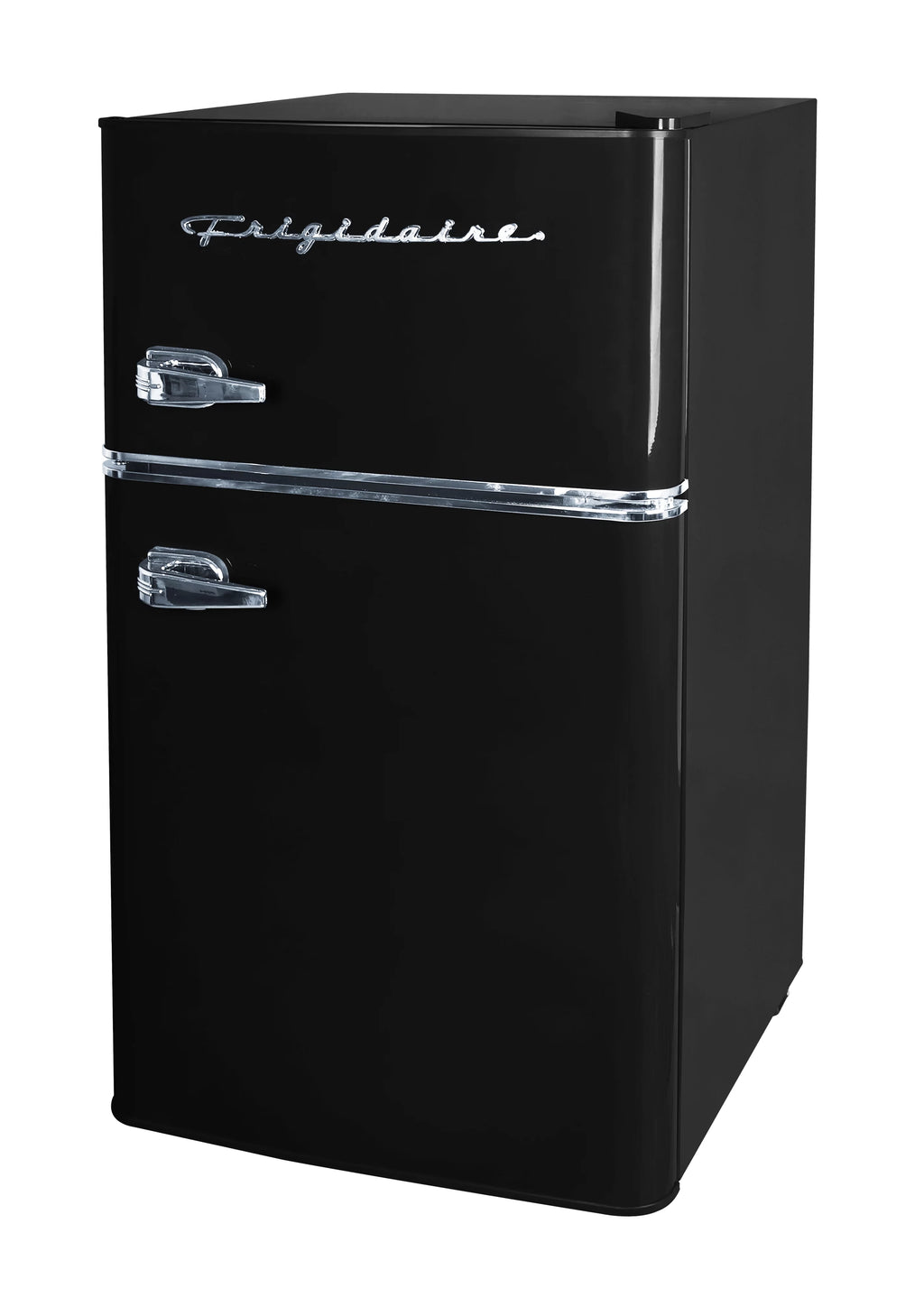 Black 3.1 Cu Ft Two Door Compact Refrigerator with Freezer Y67824