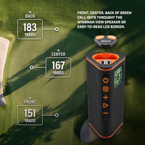 Golf GPS Speaker with LCD Screen and Magnetic Mount I26737