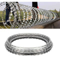 Galvanized Barbed Wire Razor Ribbon, 98 Feet per Roll U801