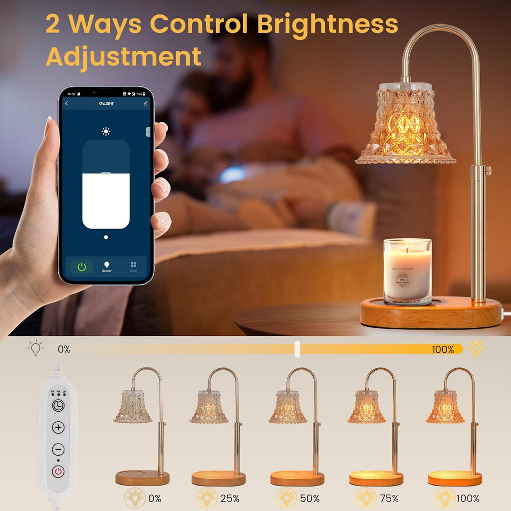 Candle Warmer Lamp with Timer & Dimmer Y163113