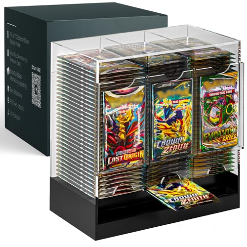 3-Slot Booster Pack Dispenser with Black Base N663