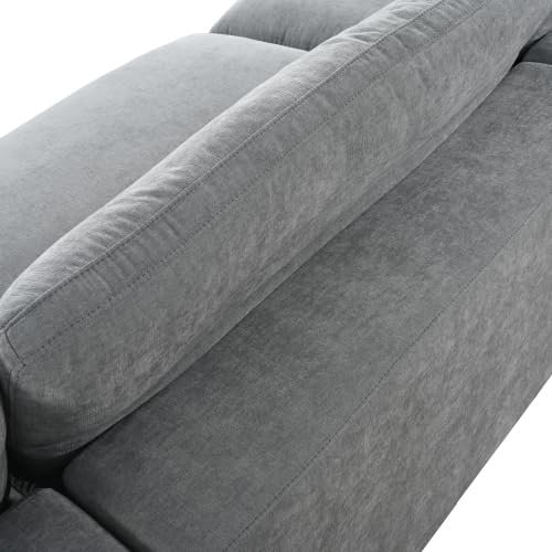 Beige Oversize Modular Sectional Sofa with Removable Ottoman X572646