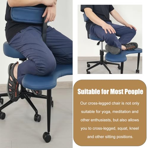 Adjustable Ergonomic Kneeling Chair (Blue) V2540