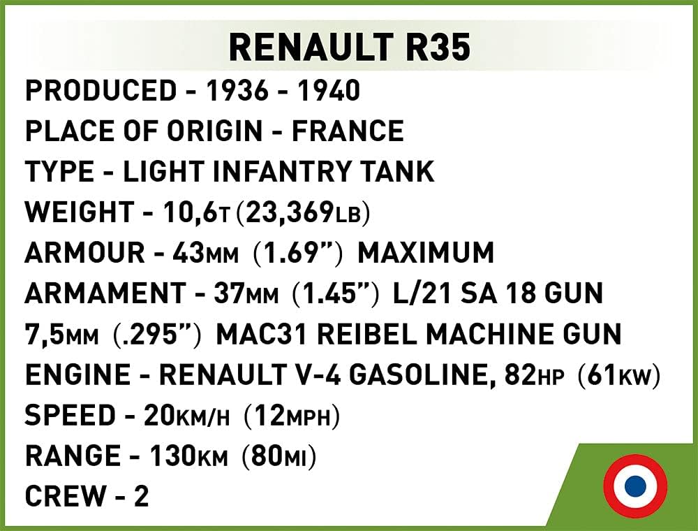 Renault R-35 Tank L92065