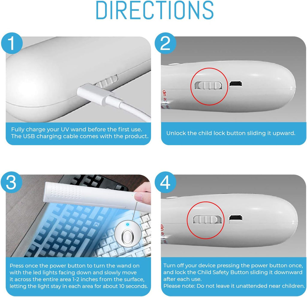 UV-C Light Sanitizer Wand X186