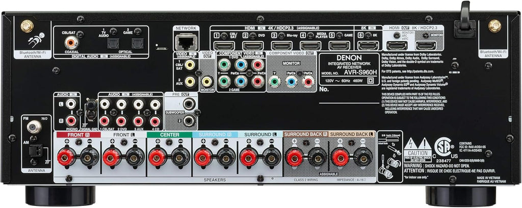 Black 7.2 Channel AV Receiver W337
