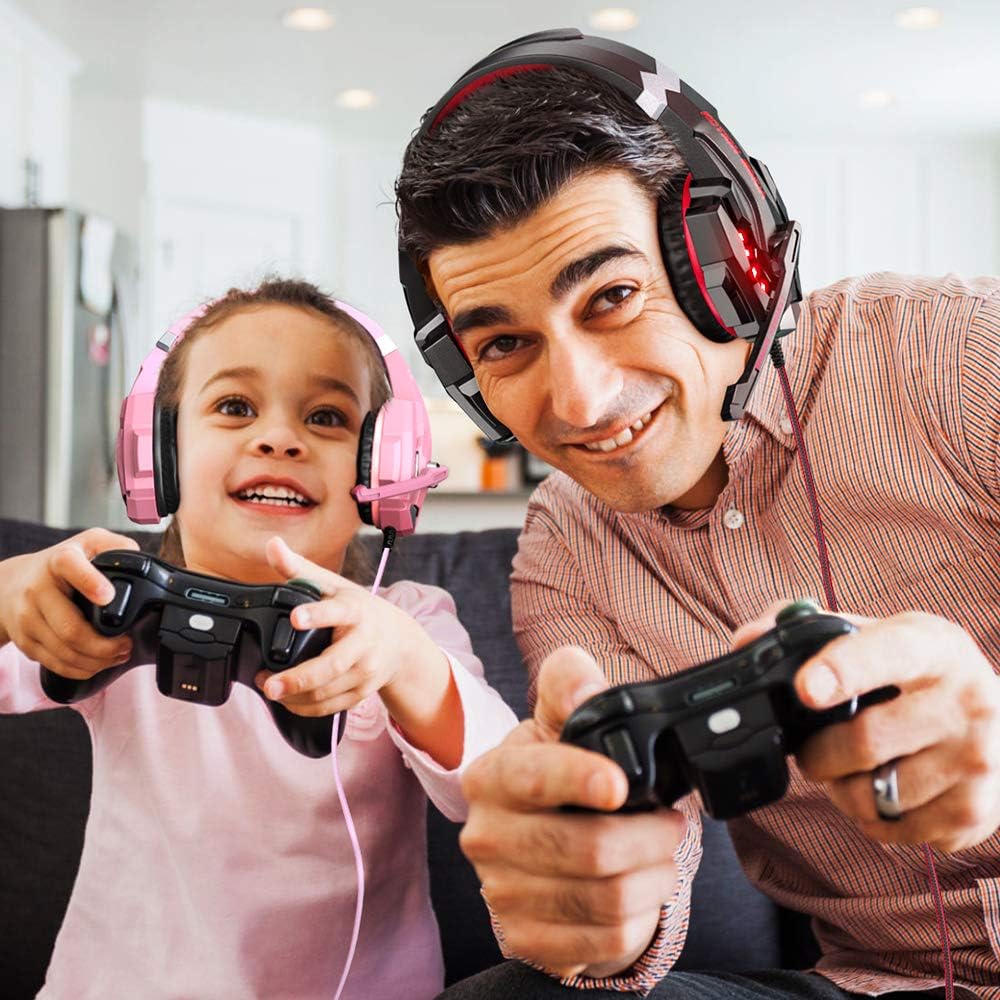 Stereo Gaming Headset with Mic, Noise Cancelling Over Ear Headphones L85812