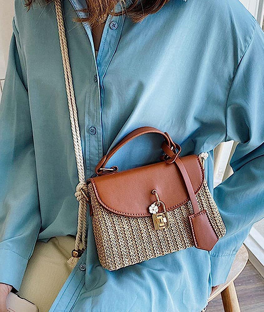 Straw Crossbody Bag K1748