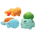 5" Sleeping Squirtle, Charmander & Bulbasaur Plush 3-Pack D301