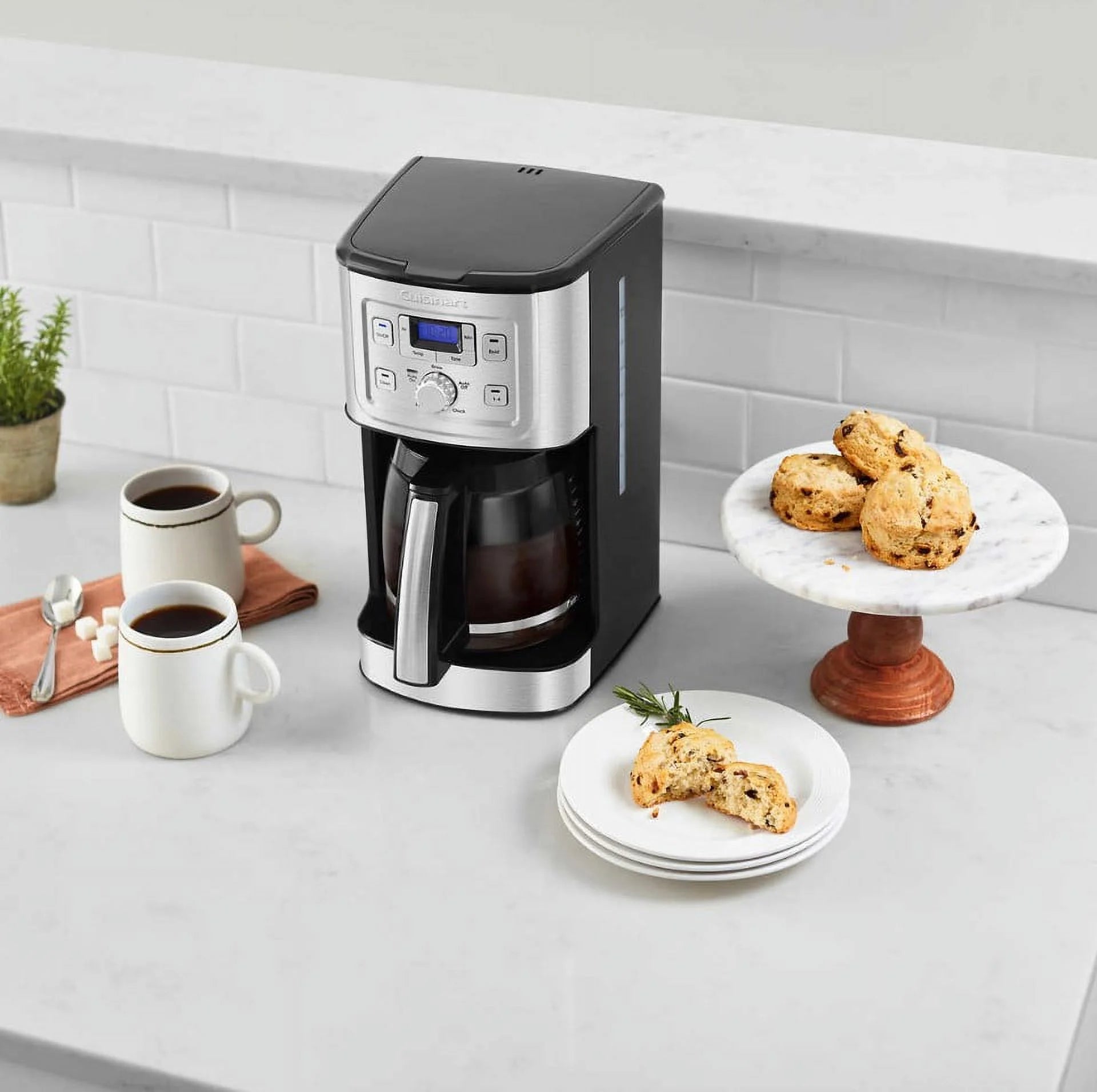 14 Cup Programmable Coffee Maker Silver T977